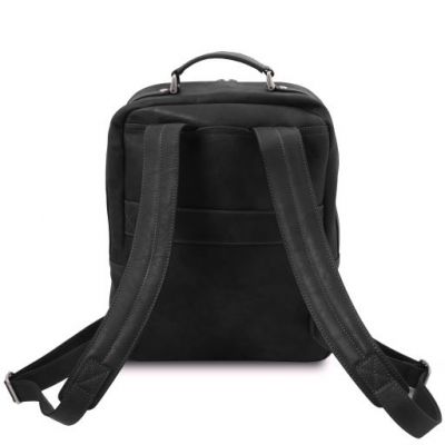 Tuscany Leather Nagoya Laptop Backpack Black #3