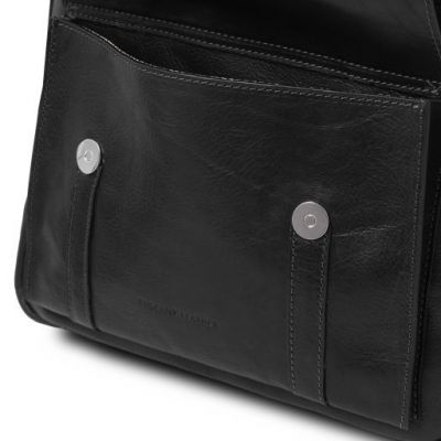 Tuscany Leather Nagoya Laptop Backpack Black #4