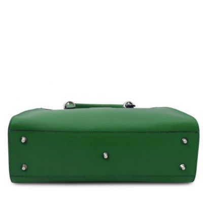 Tuscany Leather TL Bag Leather Handbag Green #4