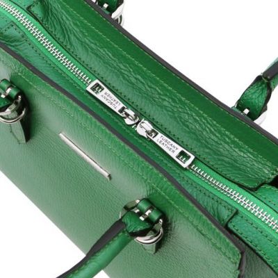 Tuscany Leather TL Bag Leather Handbag Green #5