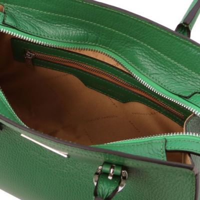 Tuscany Leather TL Bag Leather Handbag Green #6