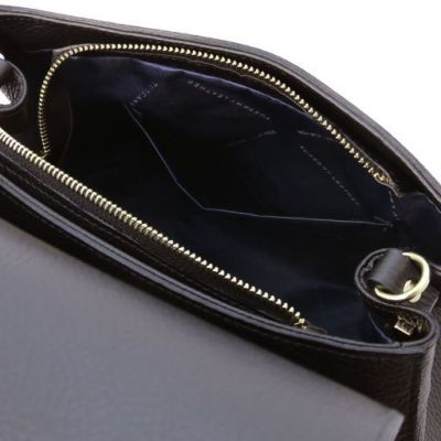 Tuscany Leather Handbag Black #7