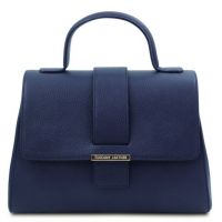 Tuscany Leather Handbag Dark Blue