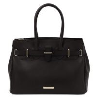 Tuscany Leather TL Bag Leather Handbag Black