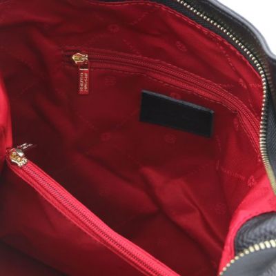 Tuscany Leather Slouch Shoulder Bag Black #4