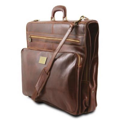 Tuscany Leather Papeete Garment Leather Bag Brown #2
