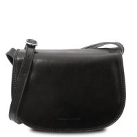 Tuscany Leather Isabella Saddle Bag Black