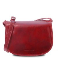 Tuscany Leather Isabella Saddle Bag in Red