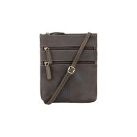 Visconti Leather 18606 Slim Bag Oil Brown