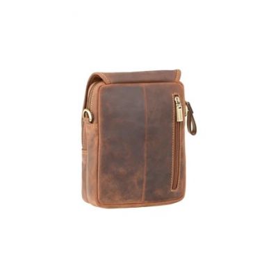 Visconti Leather Jules Reporter Bag in Oil Tan #4