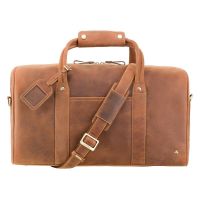 Visconti Leather Explorer Weekend Bag / Holdall Havana Tan