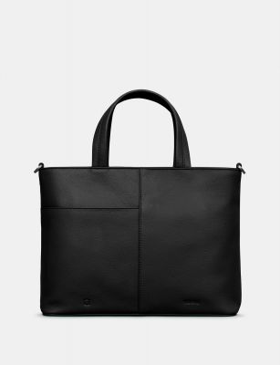 Yoshi Hampton Leather Multiway Grab Bag Black #3
