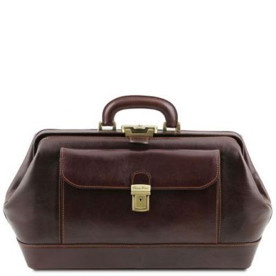 Tuscany Leather Bernini Honey Leather Doctor Bag #3
