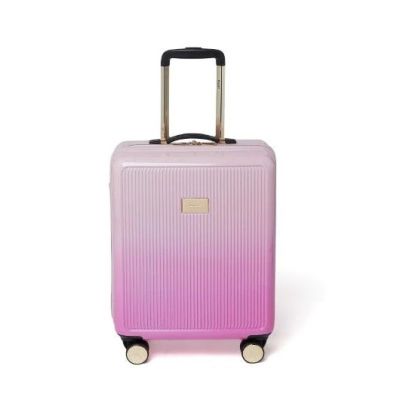 Dune London Olive Dip Dye Pink 55cm Cabin Suitcase