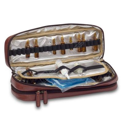 Elite Bags Brown Leather Traditional Gladstone Medical Case #10