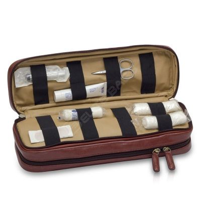 Elite Bags Brown Leather Traditional Gladstone Medical Case #6