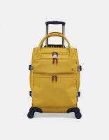 Joules Coast Travel Cabin Trolley Case in Gold
