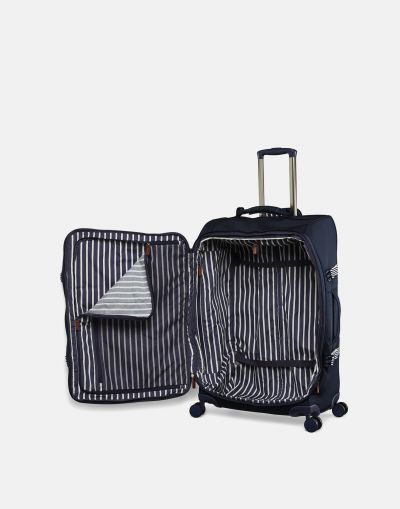 Joules Coast Travel Large Trolley Case in Navy #4