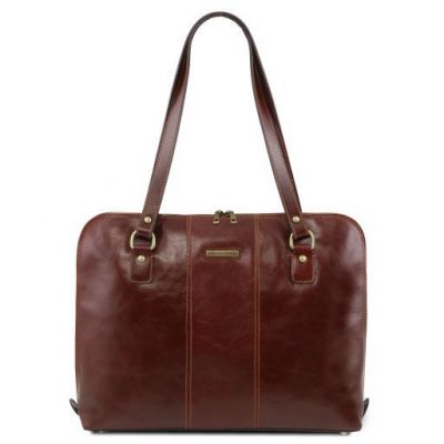 Tuscany Leather Ravenna Exclusive Lady Business Bag Brown #1