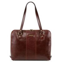 Tuscany Leather Ravenna Exclusive Lady Business Bag Brown