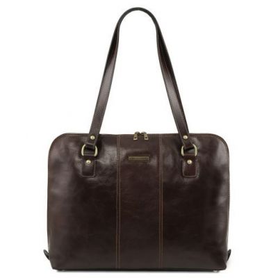 Tuscany Leather Ravenna Exclusive Lady Business Bag Brown #10