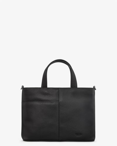 Yoshi Sunflowers Black Leather Multiway Grab Bag #2