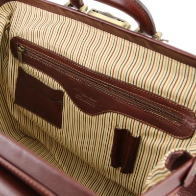 Tuscany Leather Leonardo Honey Exclusive Leather Doctor Bag #5