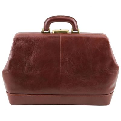 Tuscany Leather Leonardo Dark Brown Exclusive Leather Doctor Bag #7