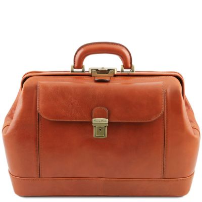 Tuscany Leather Leonardo Brown Exclusive Leather Doctor Bag #3
