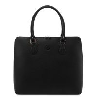 Tuscany Leather Magnolia Black Business Bag
