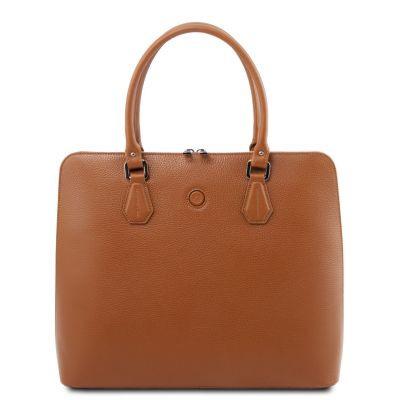 Tuscany Leather Magnolia Cognac Business Bag