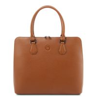 Tuscany Leather Magnolia Cognac Business Bag